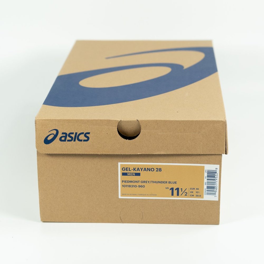 Asics Gel-Kayano 28 'Piedmont Grey Thunder Blue' 1011B310-960 Running Sneakers - Picture 13 of 15